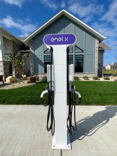 There's even a charging station for Brookshire homeowners!
