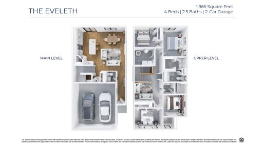The Eveleth floorplan in Brookshire