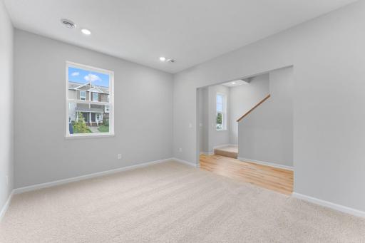 The multi purchase rec room adapts to your evolving lifestyle. Similar home shown, options can vary.