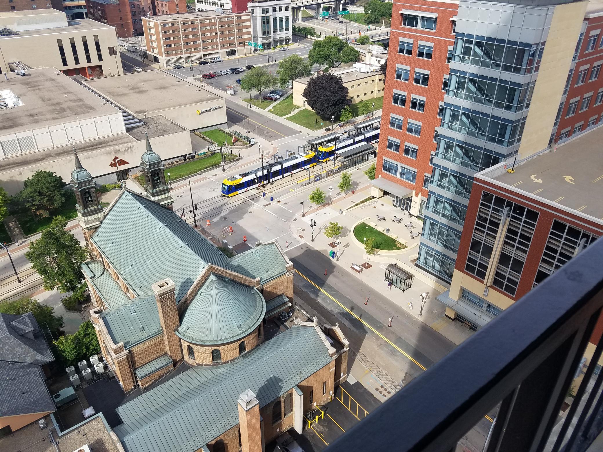 Close to the light rail