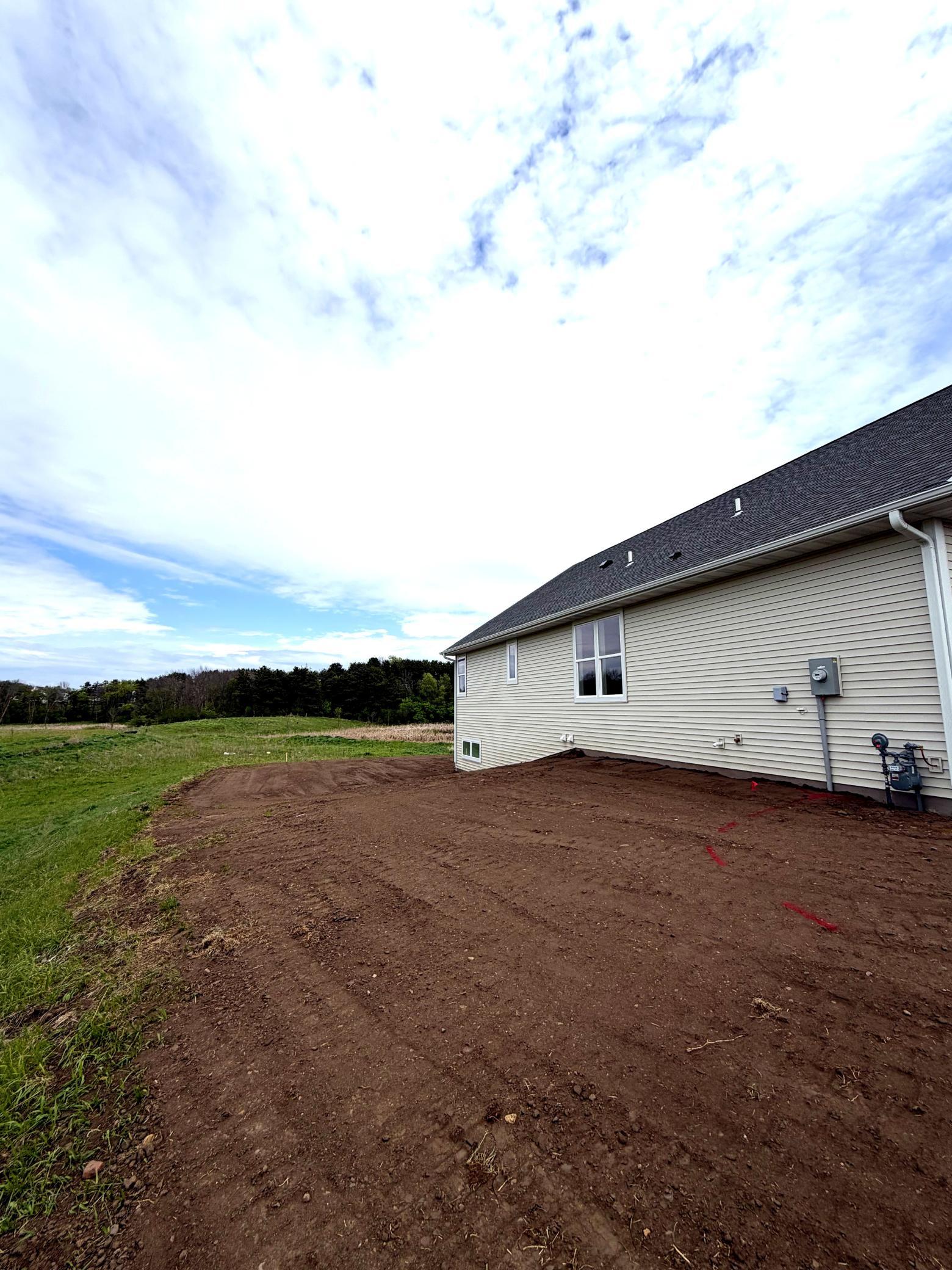 West side yard exterior