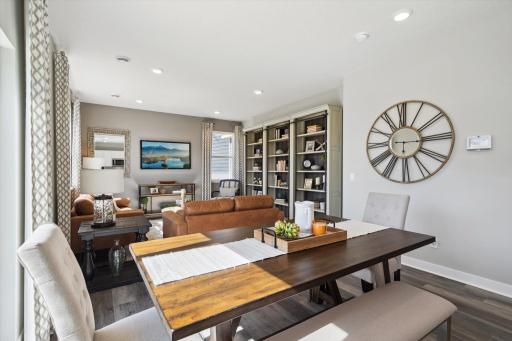 Another view point of the main level living room. Photo of model, colors & options will vary.