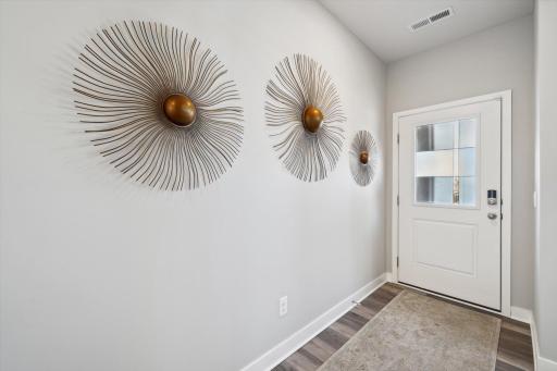 Front entrance. Photo of model, colors & options will vary.