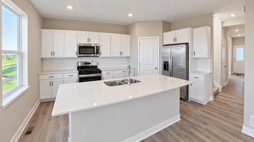 White Kitchen - Actual Home.