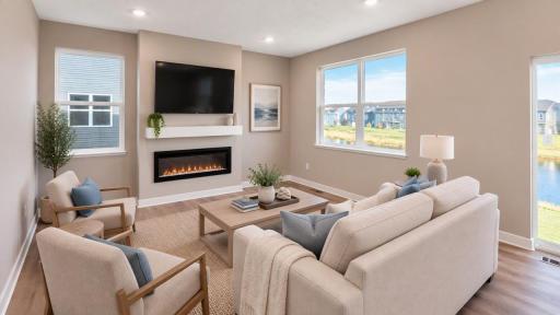 Family Room - Staged Photo.