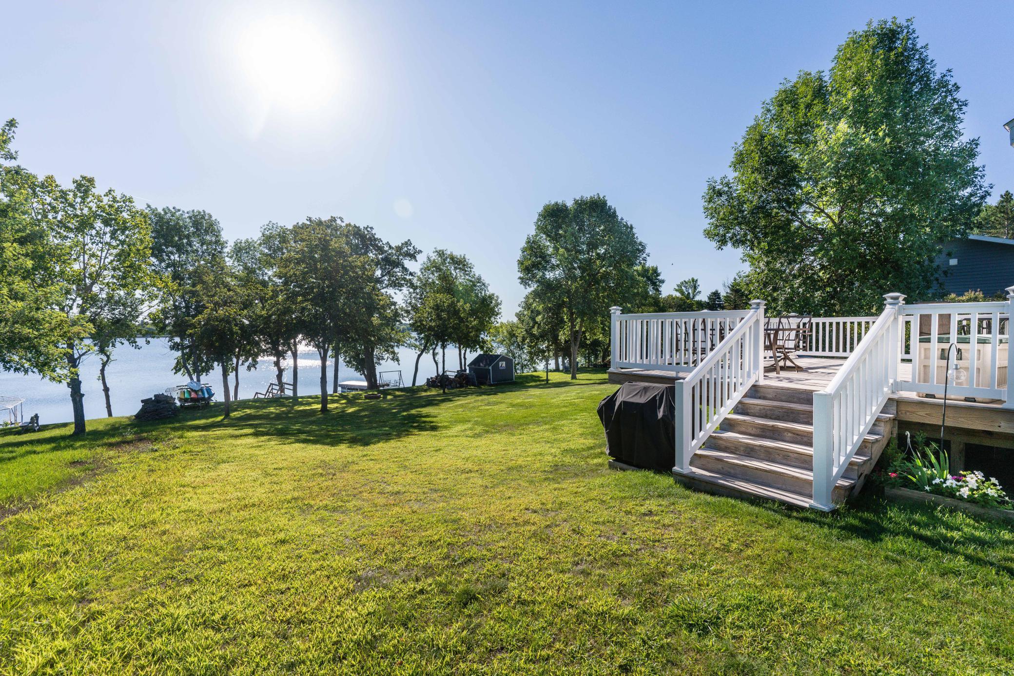 Yard (most lakeside trees are now removed)