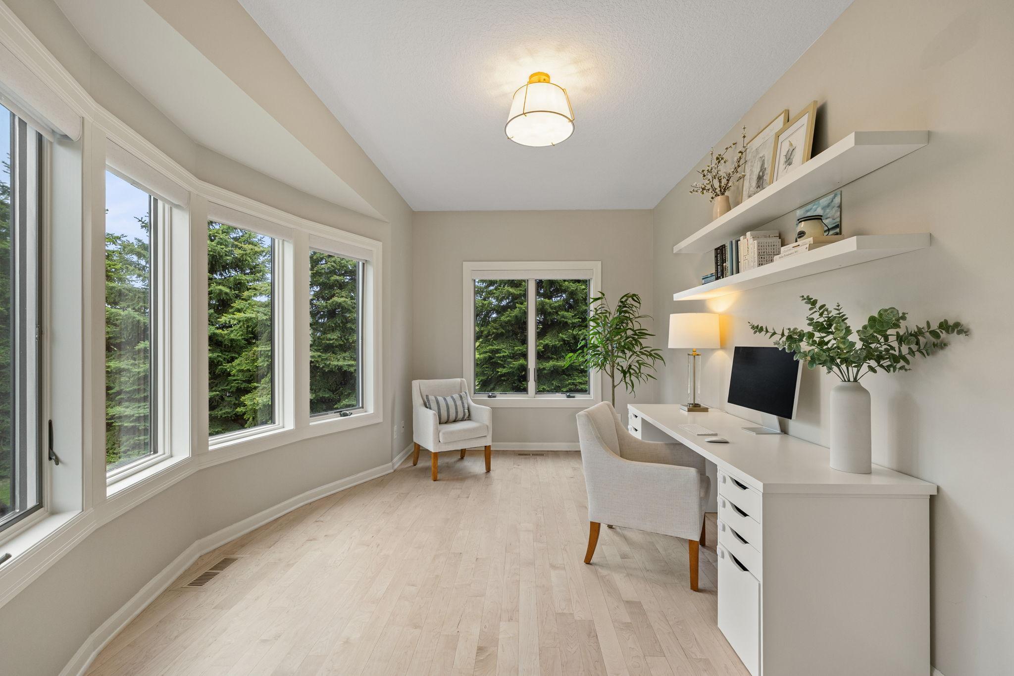 Main-level flex space/ office