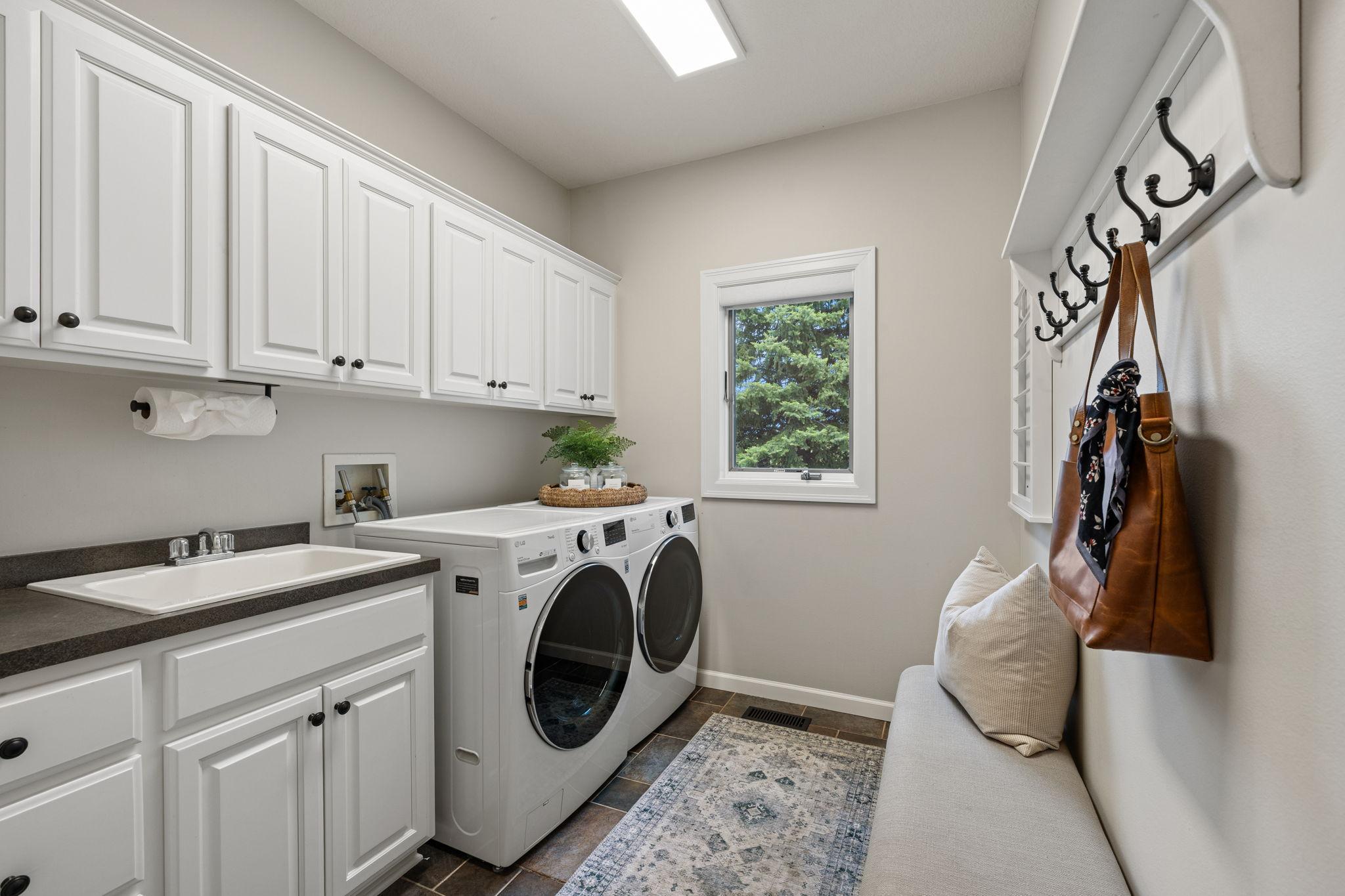 Main-level laundry/ mudroom