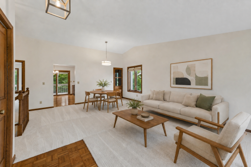 9526 Living Dining Virtually Staged