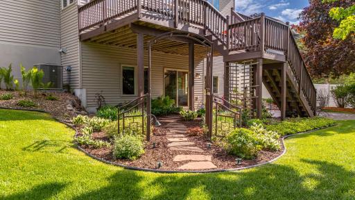 Garden path leading out from the Basement!