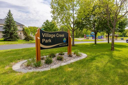 Entrance to Village Creek Park just a few houses down!