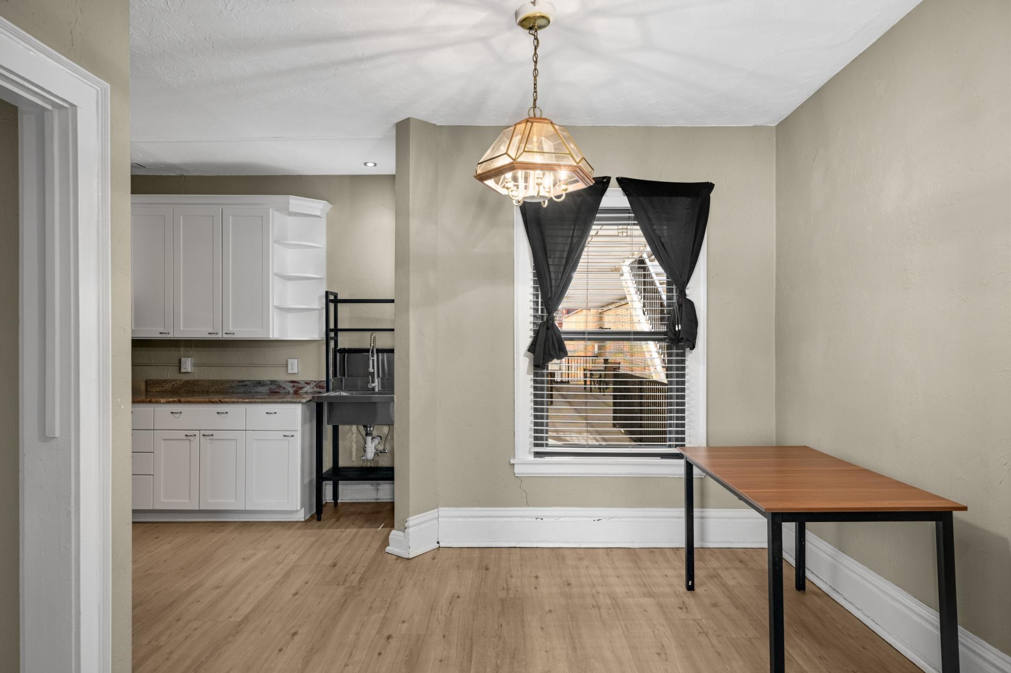 Everyday dining space off kitchen