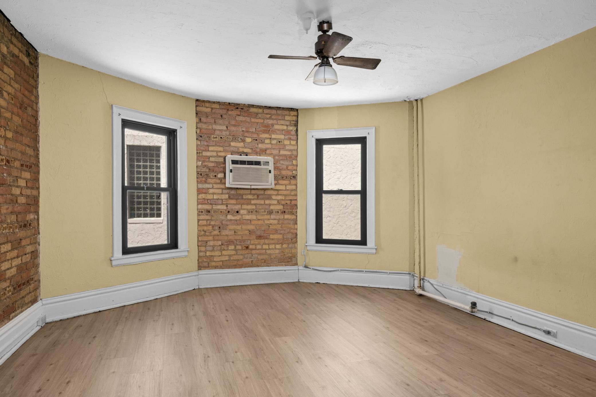 Bright, character-filled living area