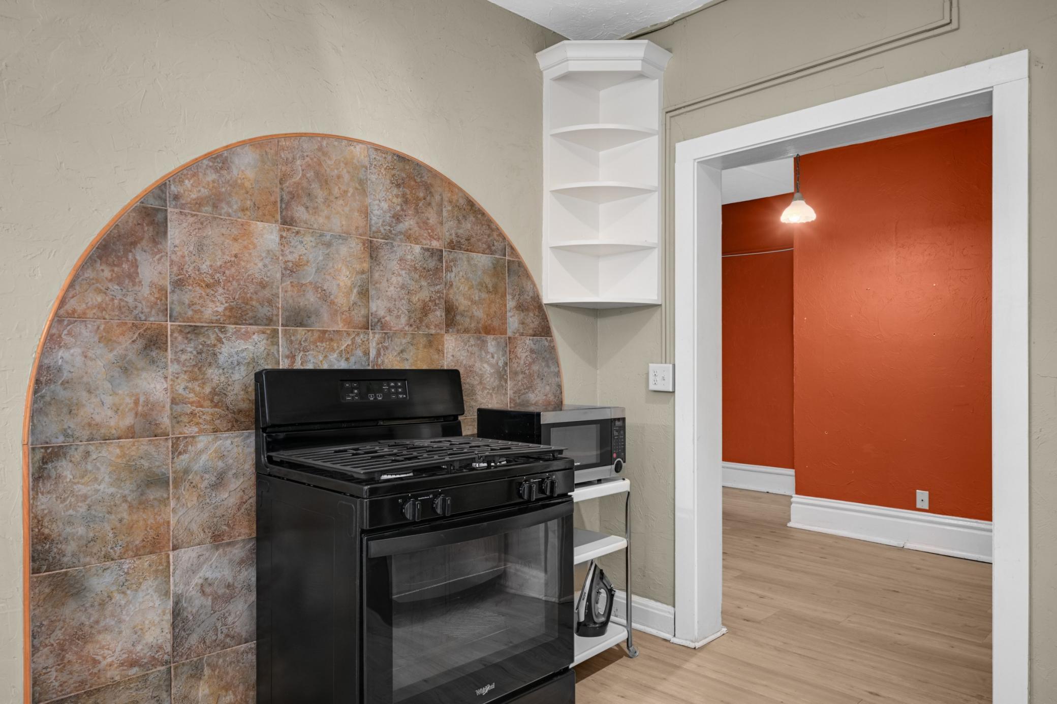 Space for added kitchen functionality