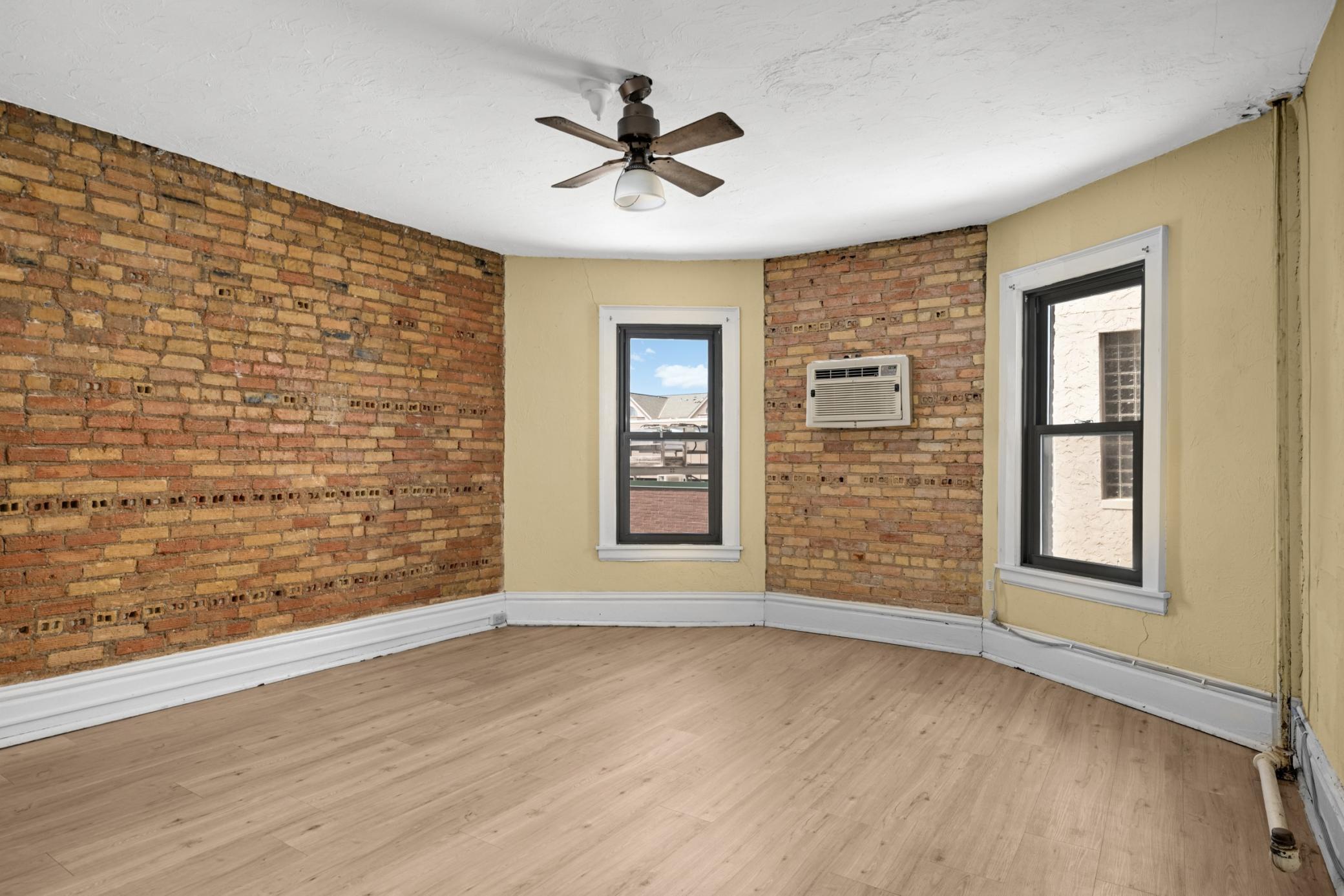 Stunning exposed brick