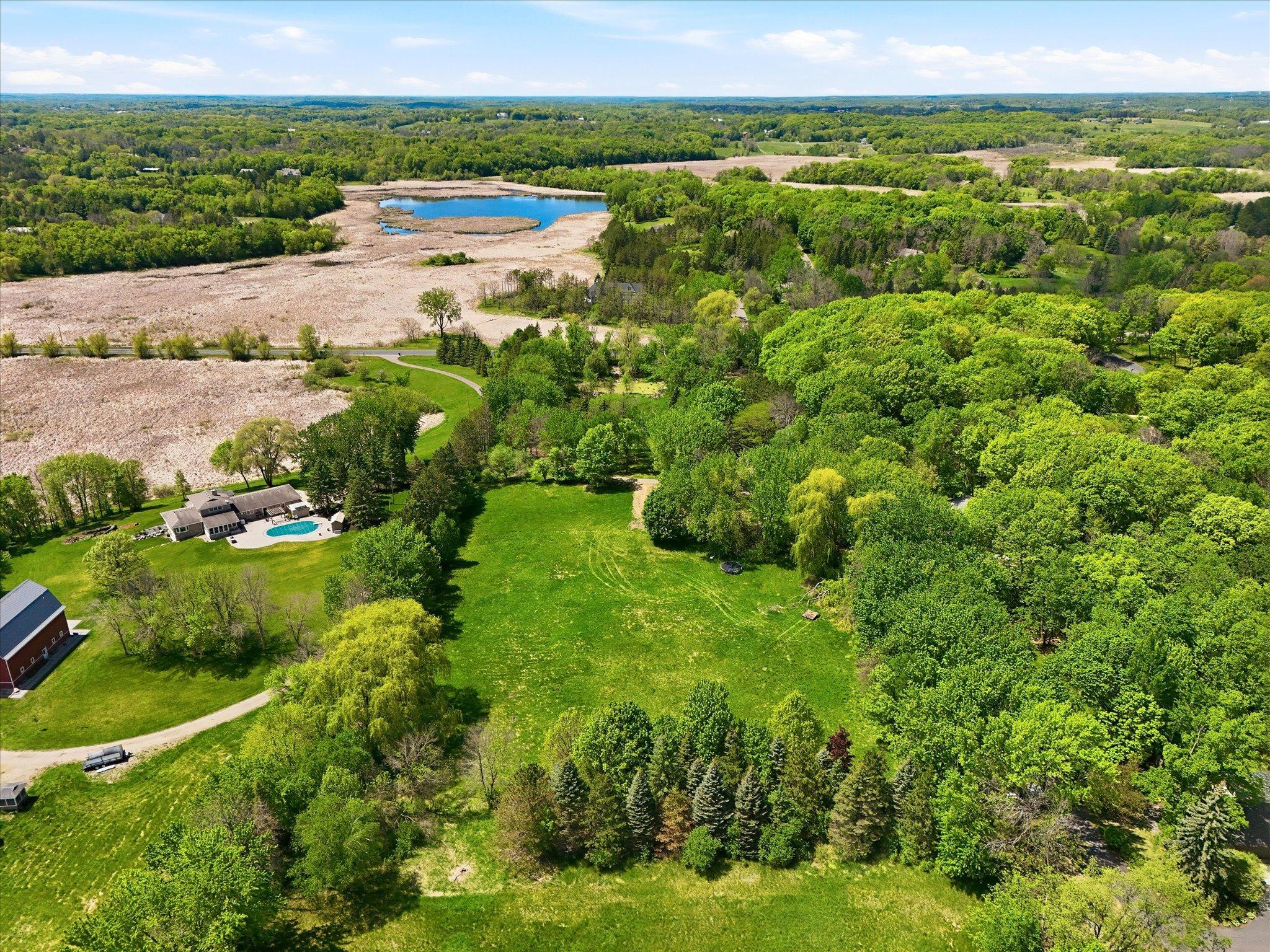 Absolutely stunning 7 acre property! Even an opportunity to build your dream home and keep the existing home as guest house - already ADU approved