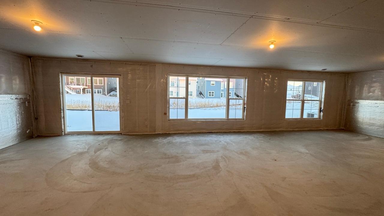 Unfinished Walkout Basement