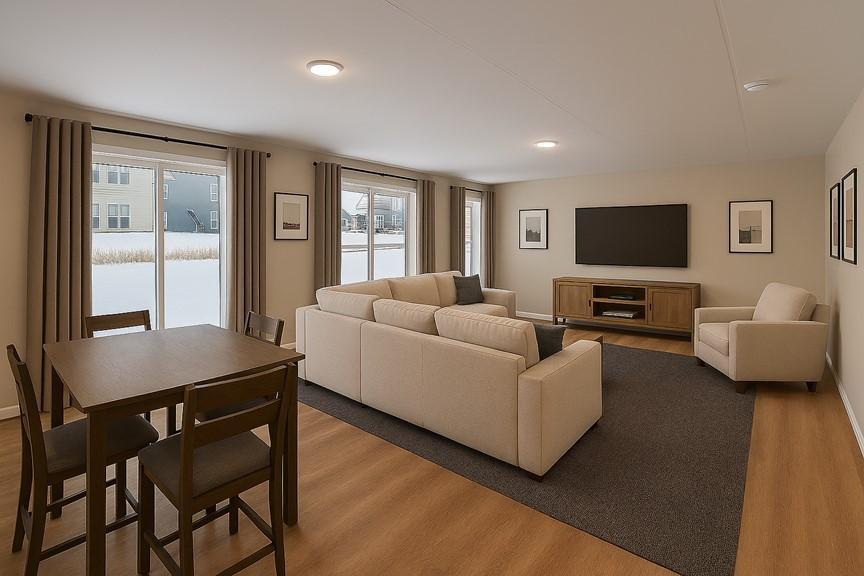 Virtually Staged Lower Level