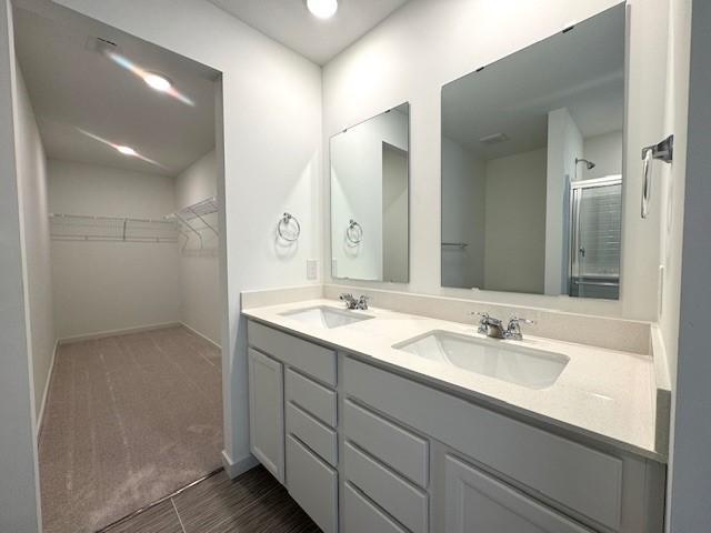 Primary Bathroom. Photo is of a similar Dayton home.