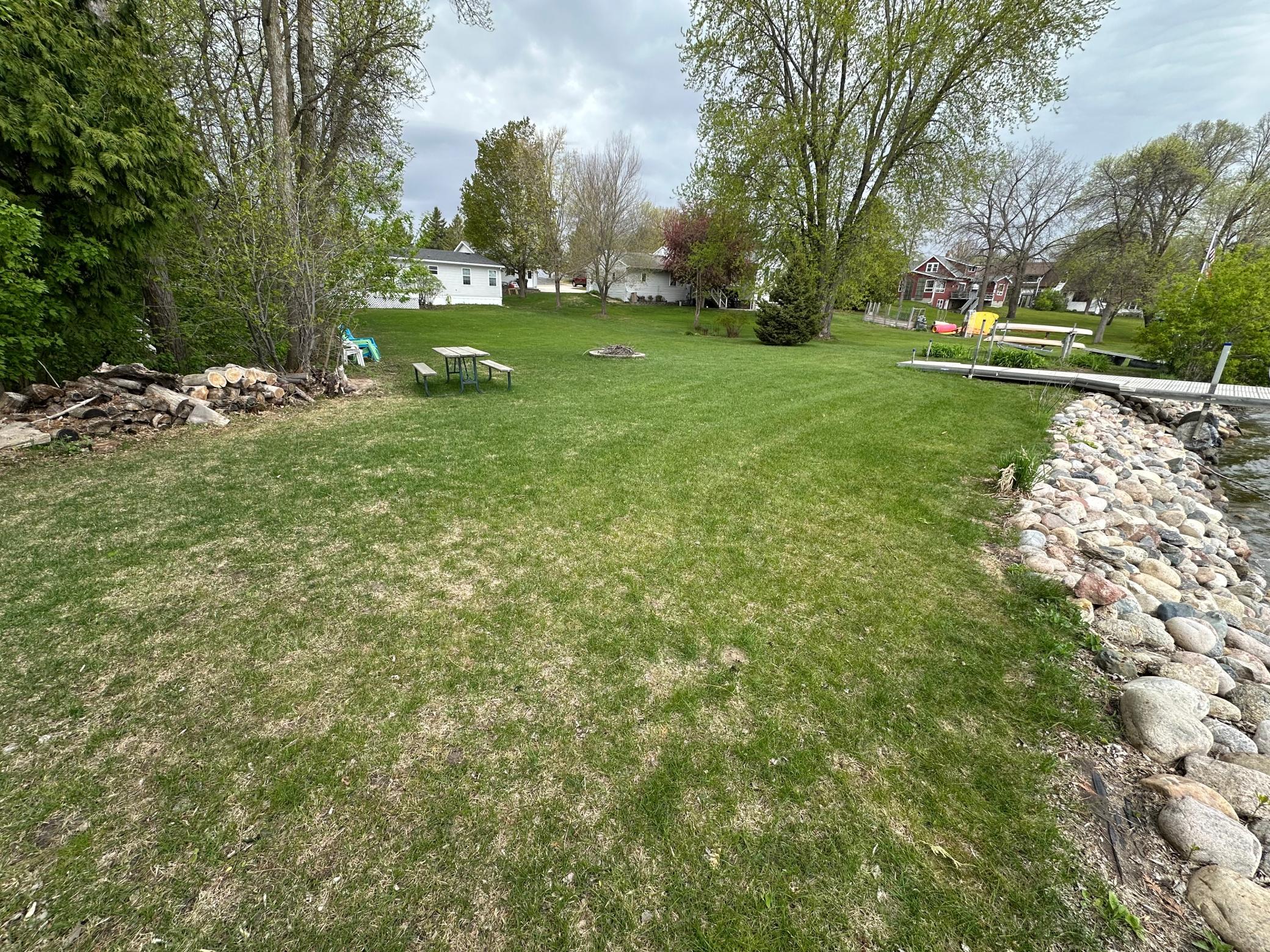 Lakeside lawn