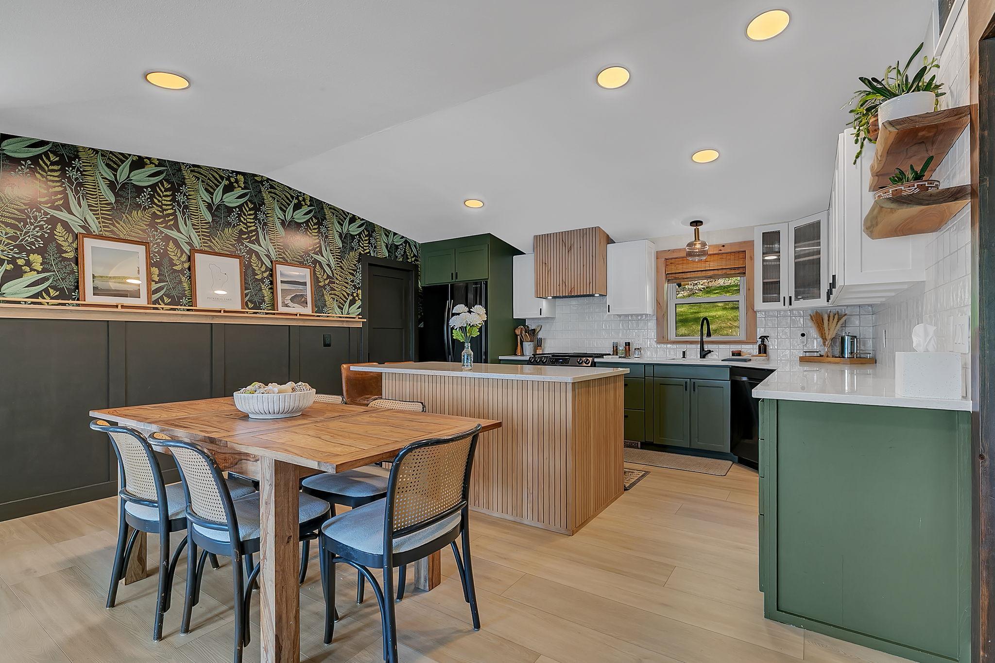Beautiful kitchen with room to entertain