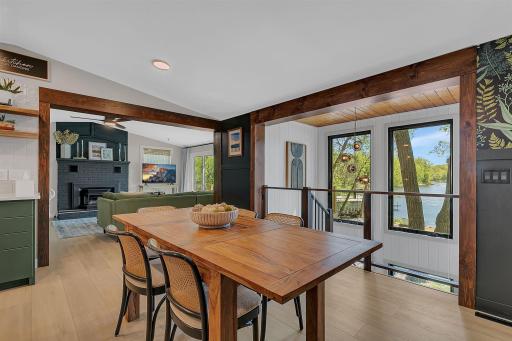 Floorplan seamlessly connects main living spaces