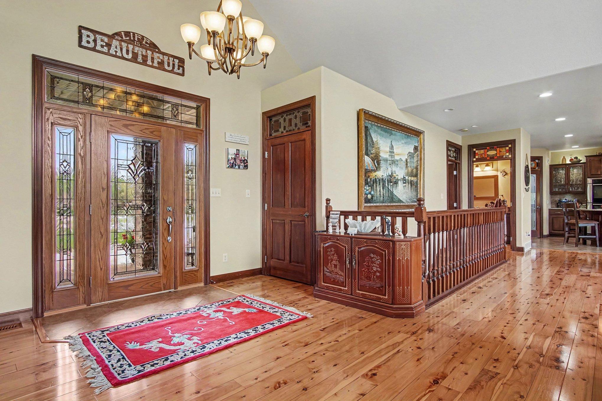 Gorgeous Egyptian cypress wood flooring