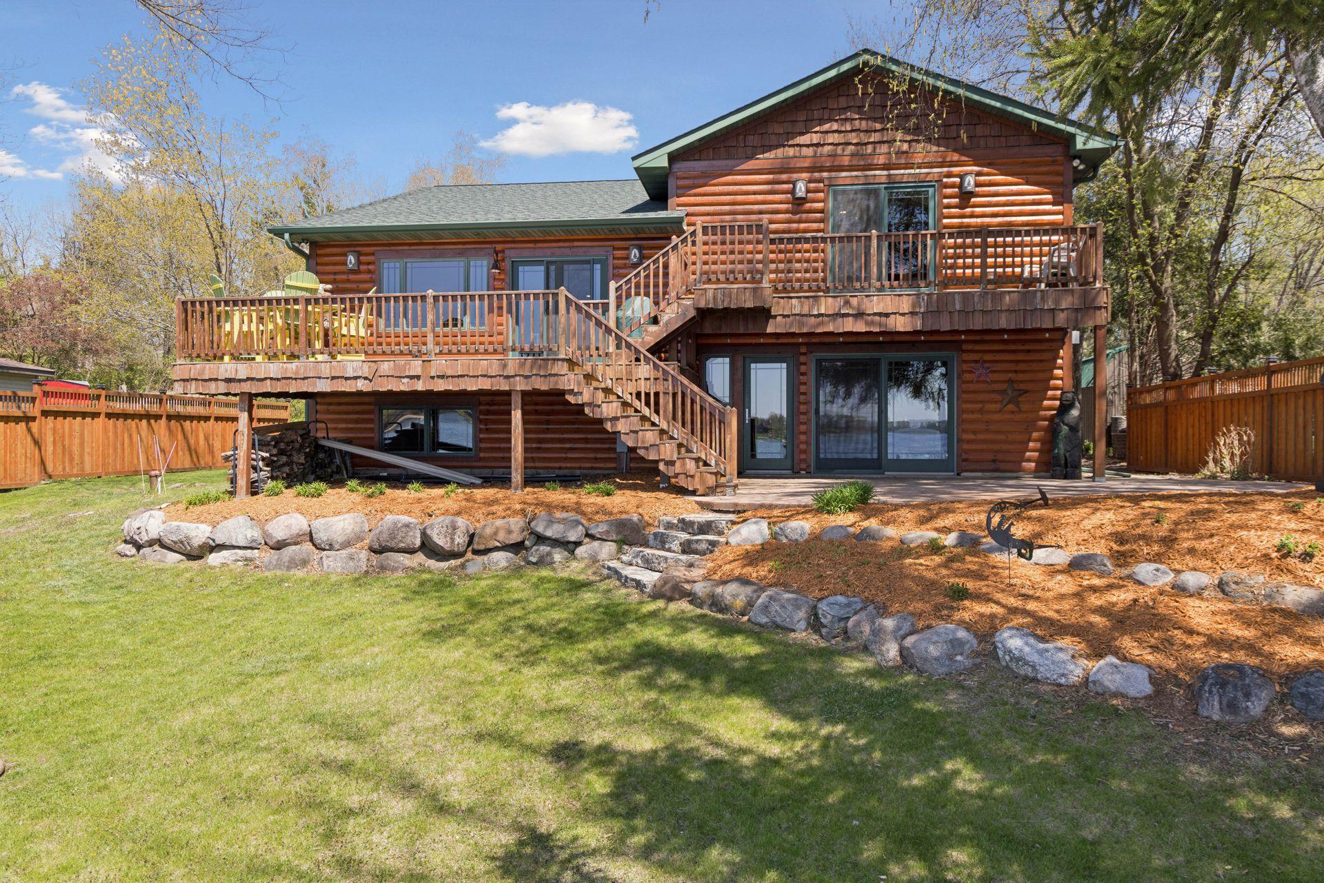 Custom Landscape Surrounds the Home