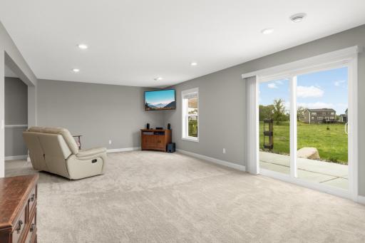 The lower level is a walkout to the patio.