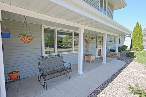 Enjoy a casual evening sitting on the front porch