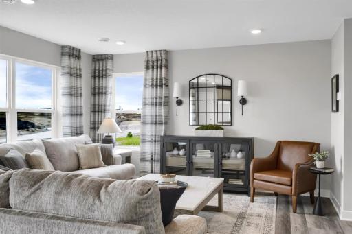 Airy main floor. Your windows offer a lifetime warranty.