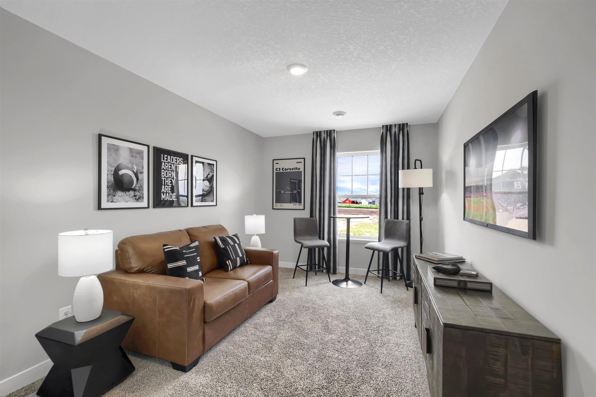 Upper-level loft, office or another bedroom.