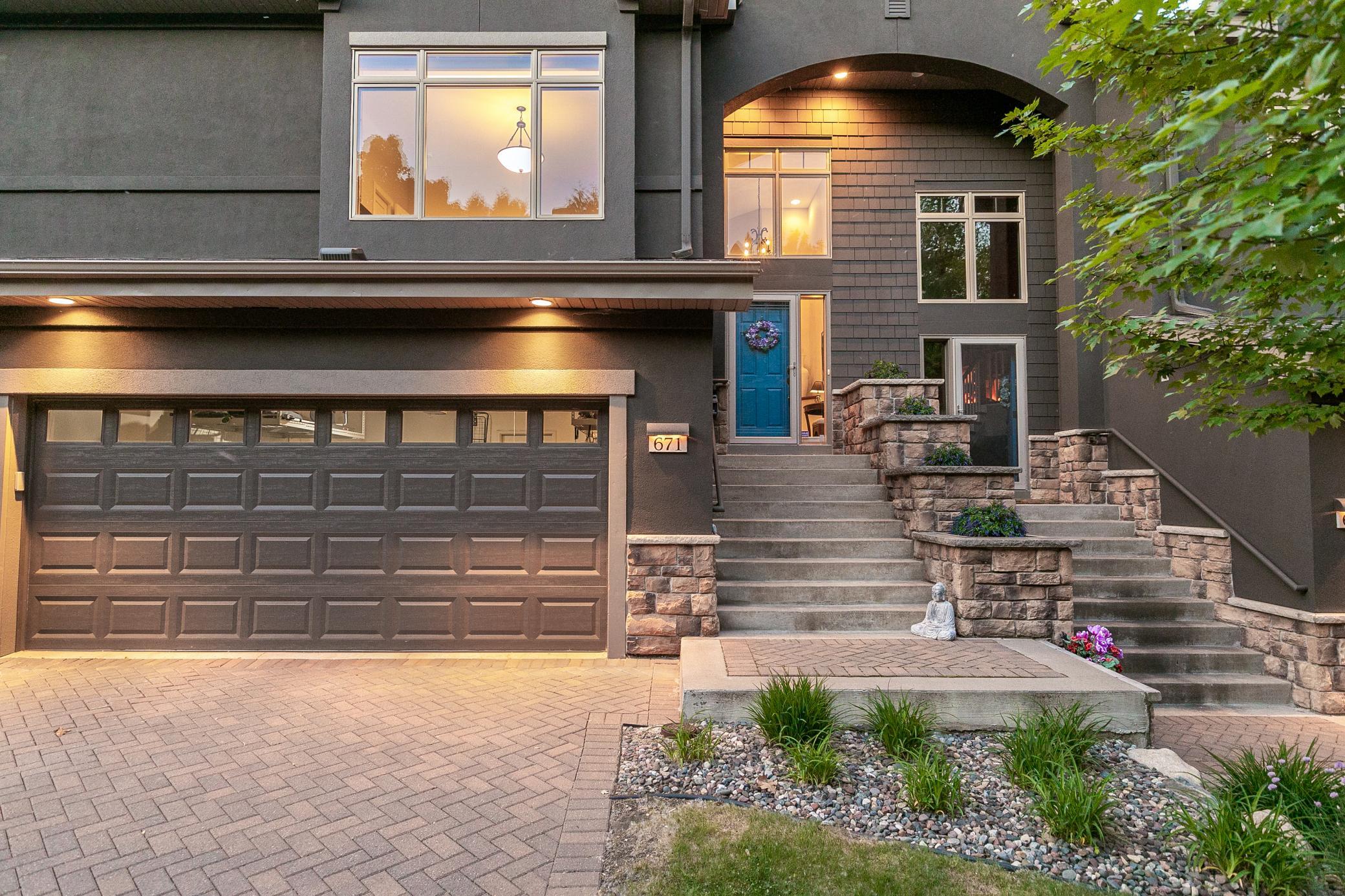 The Willoughby community is quiet and walkable.