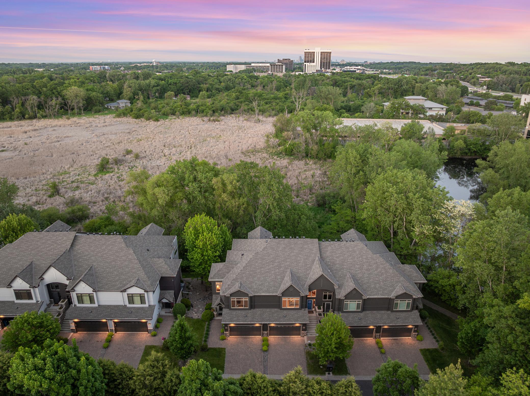 The Willoughby community is quiet and walkable.