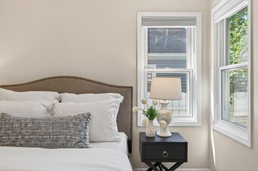 Serene & bright bedroom #1 on main floor, freshly painted