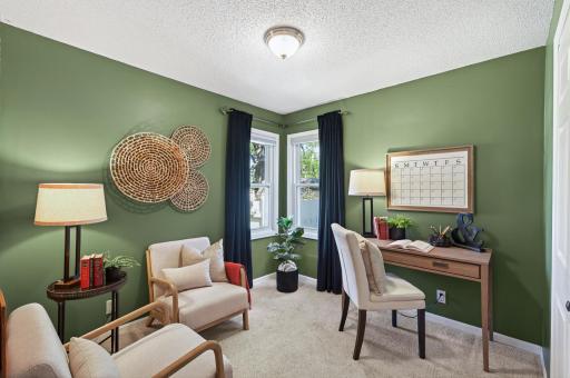 Bedroom #2, currently used as a home office