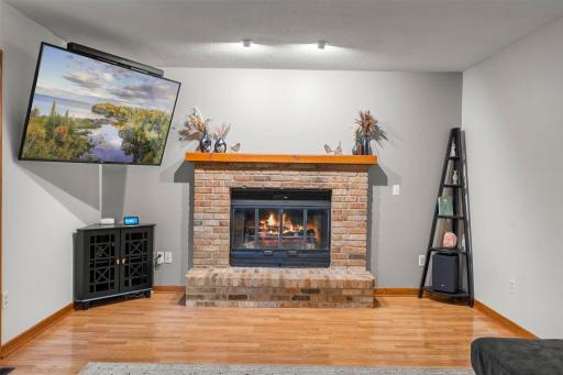 Sit back and relax by the family room fireplace!