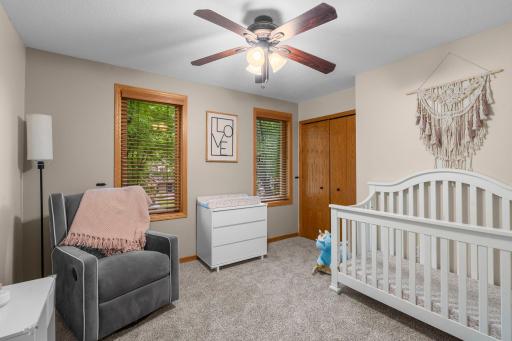 3 upper level bedrooms offering double windows that bring in a ton of natural light.