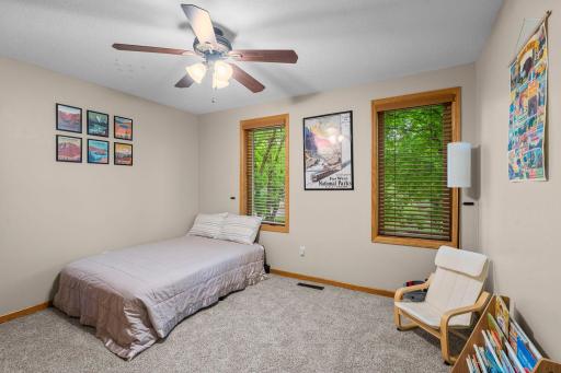 3 upper level bedrooms offering double windows that bring in a ton of natural light.
