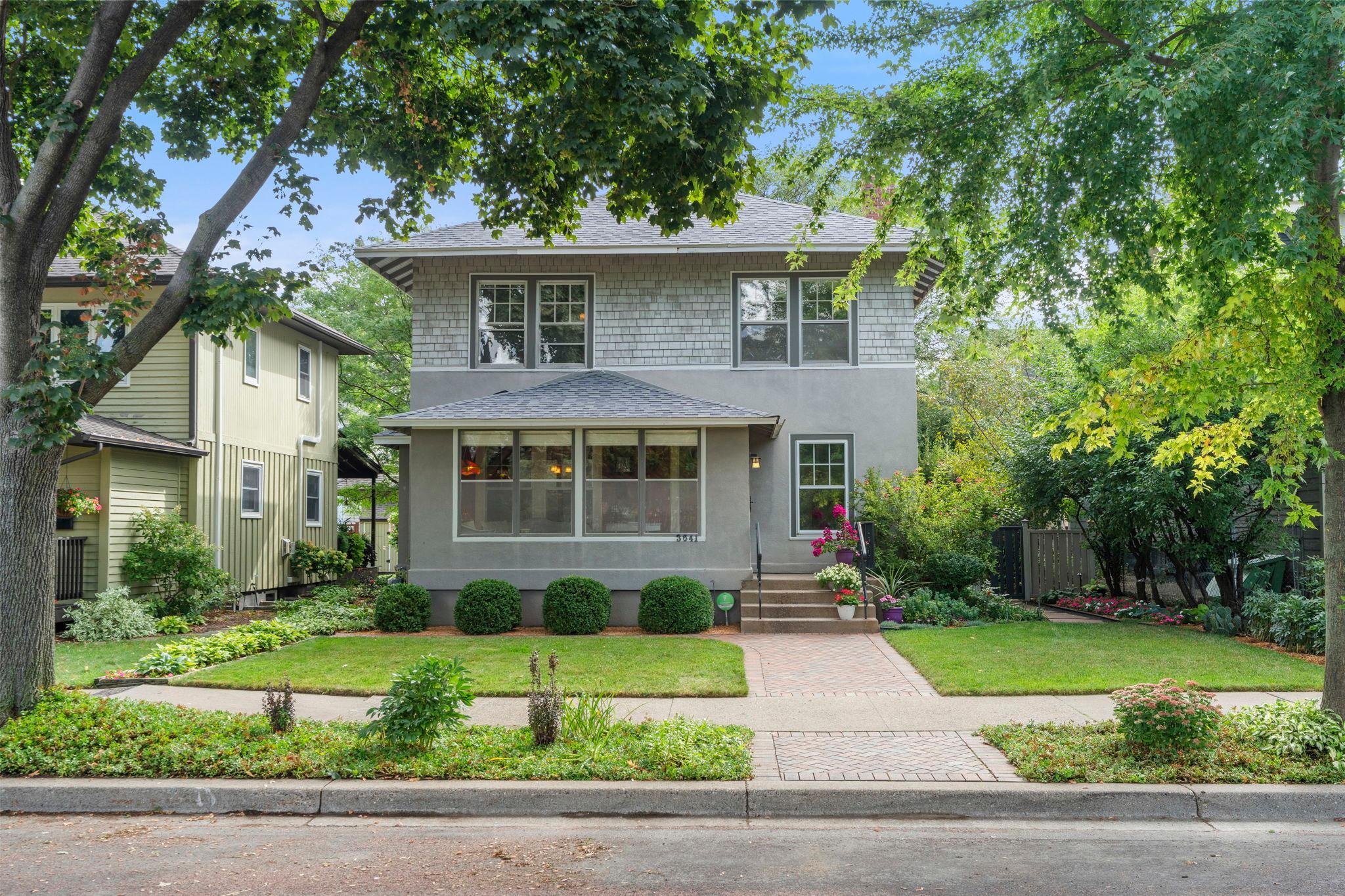 Timelessly restored two-story Arts and Crafts style home in the highly coveted East Harriet neighborhood. This home's beauty starts at the curb with a custom clay brick walkway and simply never ends. Every detail has been considered.