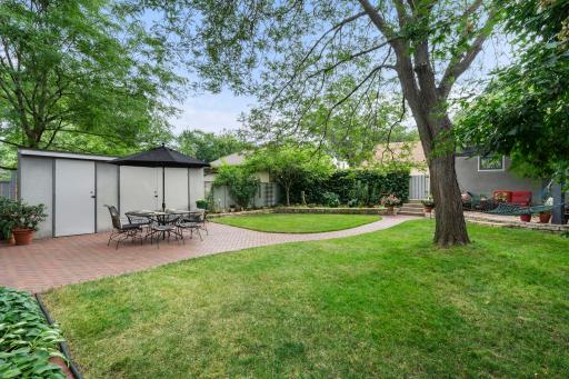 It's a perfect balance of grass and hardscape.