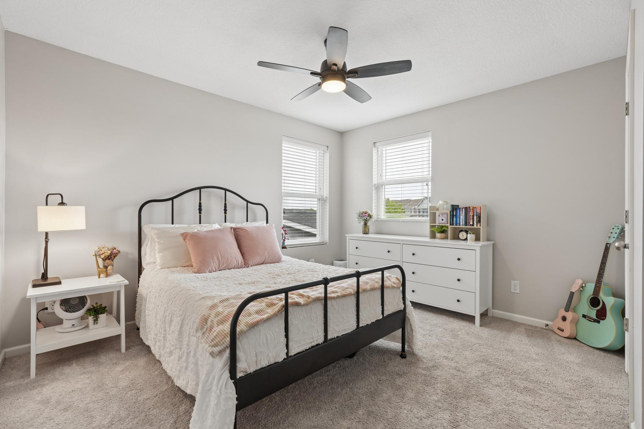Second of three bedrooms on the upper level