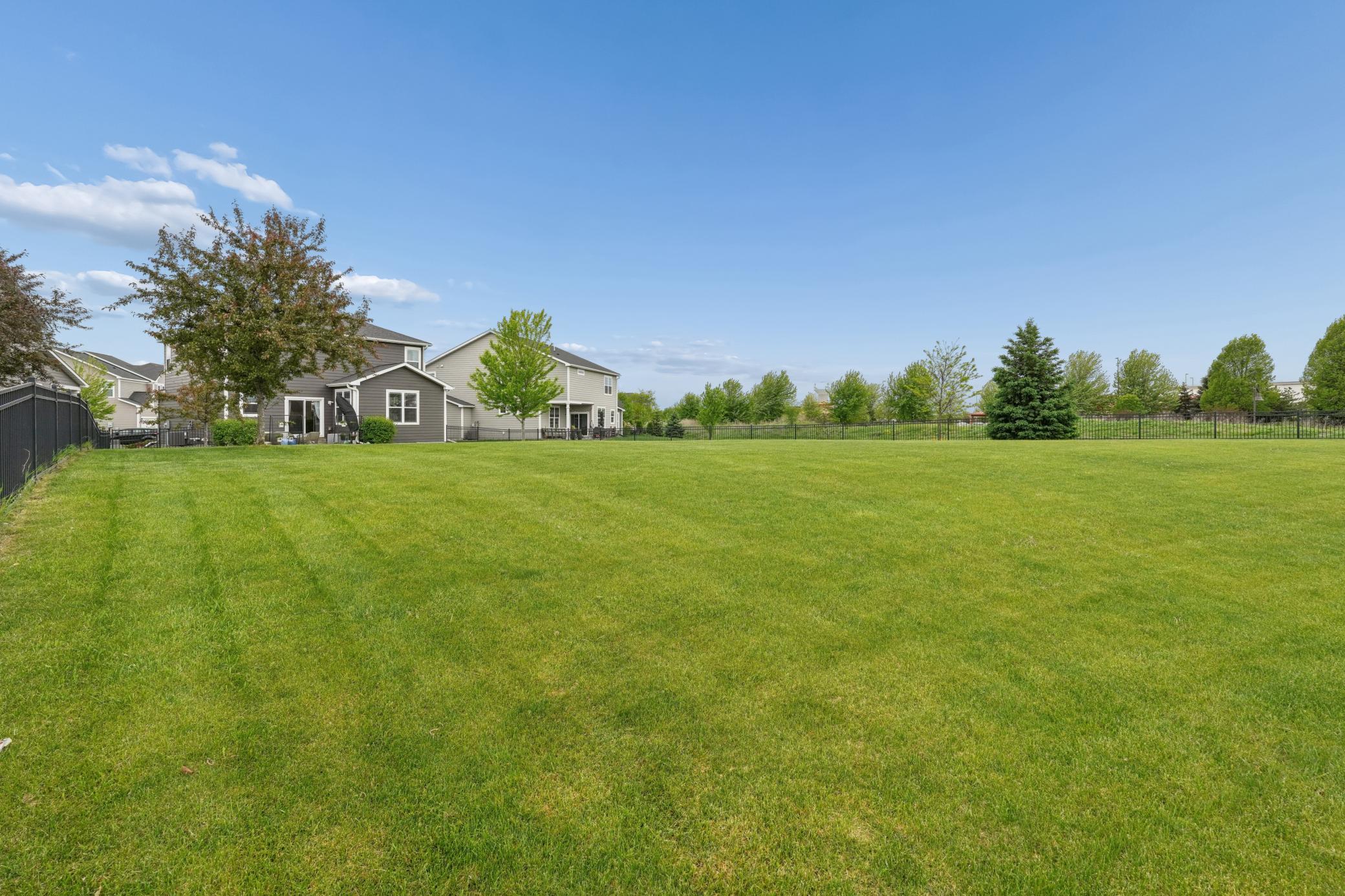 Additional view of the backyard