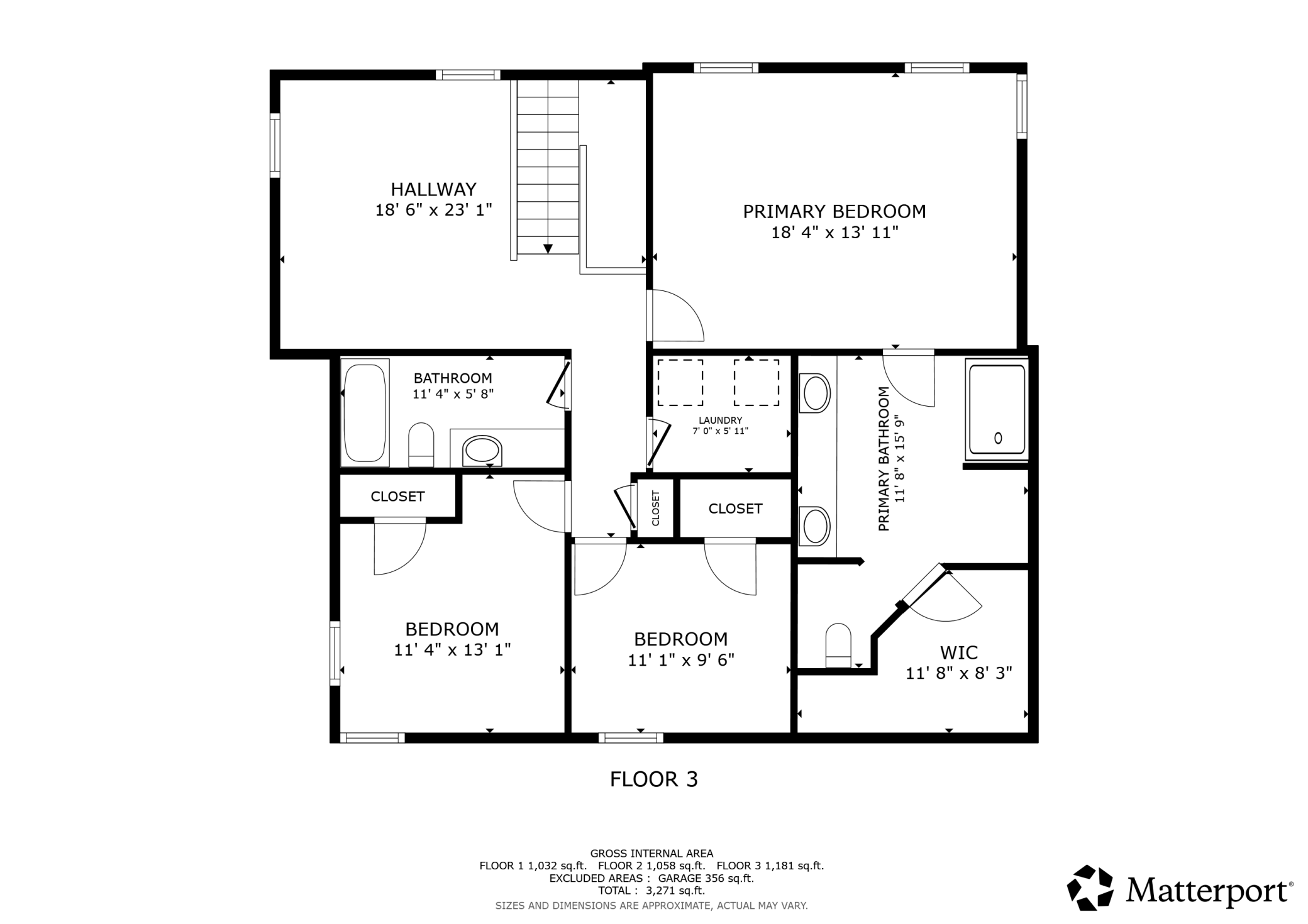 Upper Level Floor Plan
