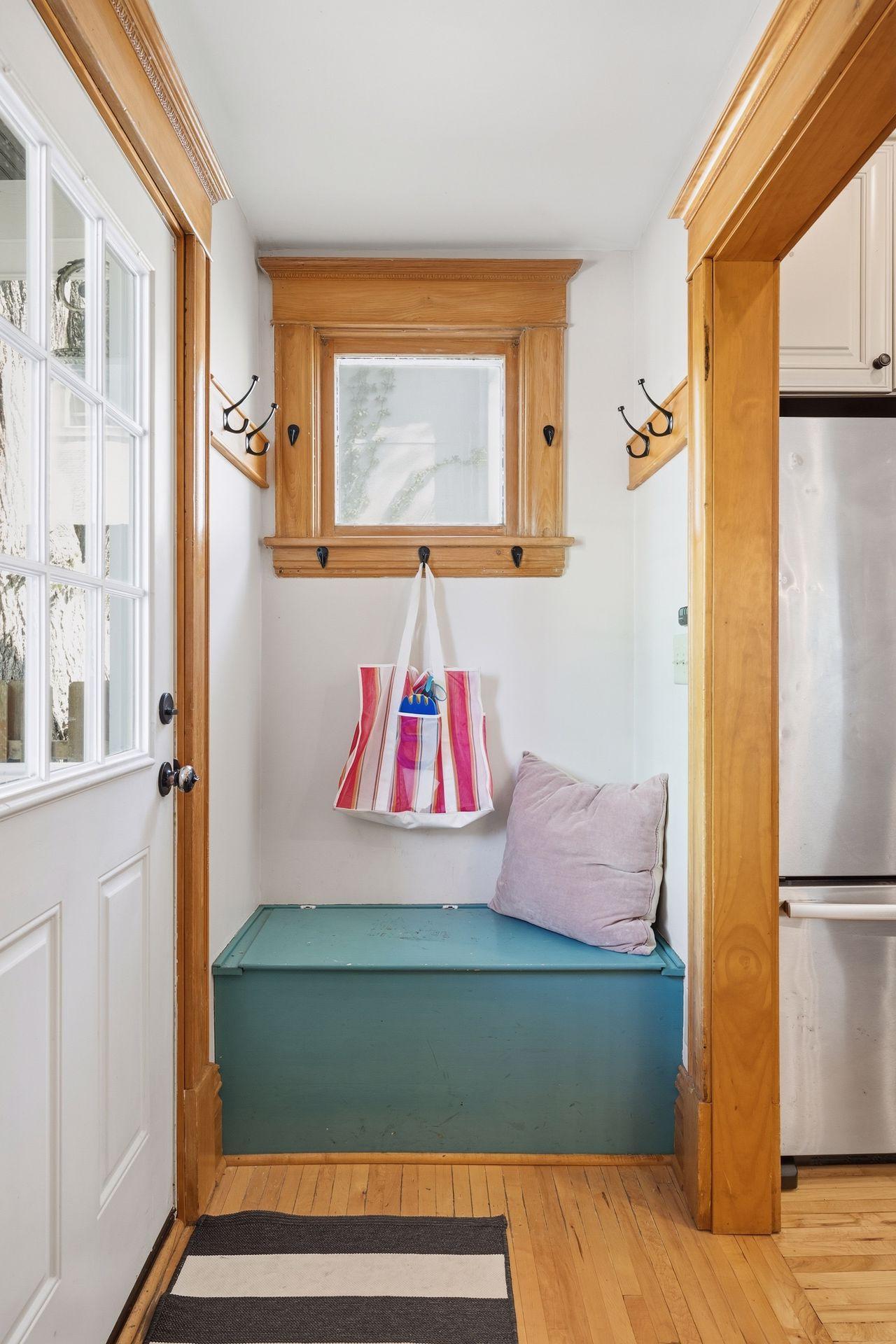 Mudroom entry off the backdoor.