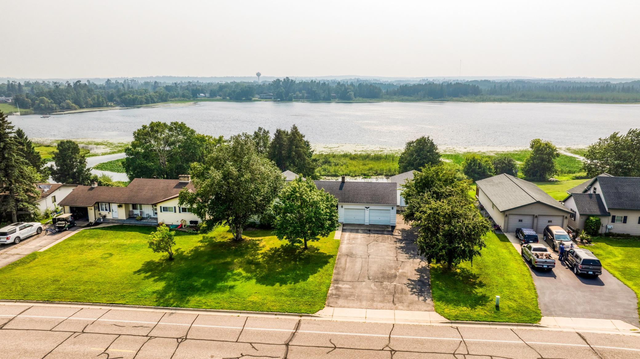 Welcome to 202 Lomond Dr Bagley with a 3 BR 2 BA lake home and 4 garage stalls this is it!