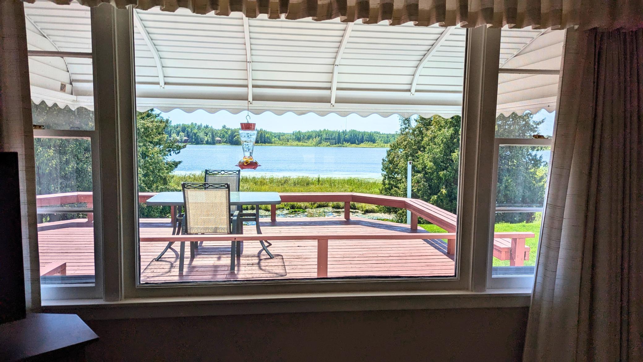 Living room window view