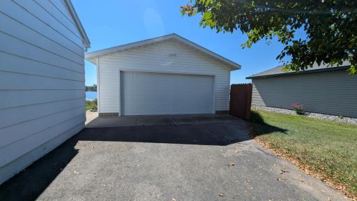 Detached garage is heated and Insulated