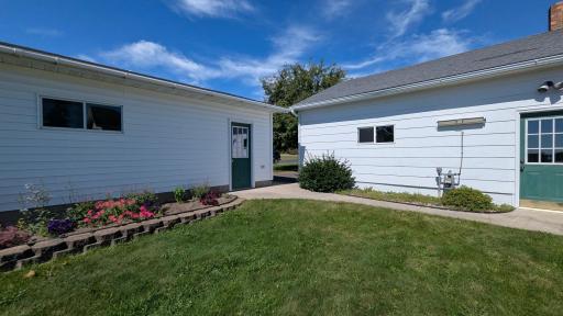 Entry to both garages from the back