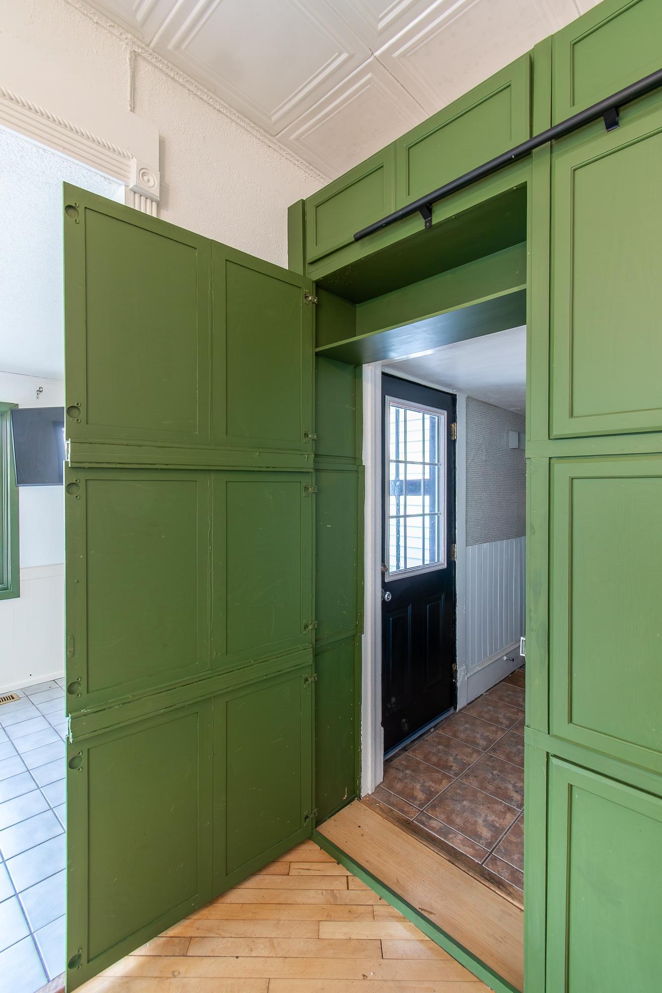 Secret door in kitchen